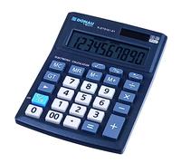 Donau Tech K-DT5101-01 Desk Calculator 10 Digit Display 137 x 101 x 30 mm Black Dual Power Solar Battery Operated Compact Design