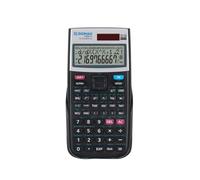 DONAU Tech Technical Scientific Calculator, Solar and Battery, 401 Functions, Black, Calculator Protective Cover, School Calculator, Sliding Case, 16.4 x 8.4 x 1.9 cm