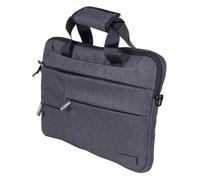 DONAU TRAVEL Unisex Budapest Laptop Bag/Up to 14"/3l/ Grey/Laptop Bag Notebook for MacBook/Carrying Case with Pockets for Storage Accessories/Waterproof/ 1 pc