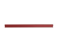 Donau Universal Spine Bars/DIN A4 / 4 mm for Approx. 40 Sheets/Clamping Strip for Privacy Screen Strips/Mounting Clips/PVC Plastic/Red Pack of 10