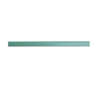 Donau Universal Spine Bars/DIN A4 / 6 mm for Approx. 60 Sheets/Clamping Strip for Privacy Screen Strips/Mounting Clips/PVC Plastic/Green Pack of 10
