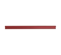 Donau Universal Spine Bars/Pack of 10 / DIN A4 / 6 mm for Approx. 60 Sheets/Terminal Block for Privacy Screen Strips/Mounting Clips/PVC Plastic/Red