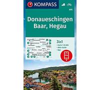 Donaueschingen / Baar Hegau + Aktiv Guide (895): 3in1 Wanderkarte mit Aktiv Guide inklusive Karte zur offline Verwendung in der KOMPASS-App. Fahrradfahren.