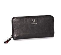 DONBOLSO Lisbon Women's XL Wallet - Genuine Black Nappa Leather - Chic & Spacious Purse with 13 Card Slots - RFID Protection - Elegant Design for Everyday, Travel, Business - Ideal Ladies' Accessory