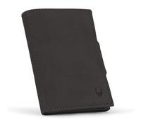 DONBOLSO NextGen Slim Wallet Purse - Minimal Wallet, Vintage Black, Mit L Münzfach