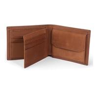 DONBOLSO Zurich Large Leather Wallet for Men - Vintage Brown Genuine Leather - Bifold Purse with Coin Pocket, RFID Protection - Classic Design - Durable & Stylish for Everyday, Business, Travel
