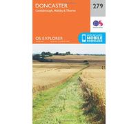 Explorer 279 Doncaster Map With Digital Version - Orange, Orange One Size