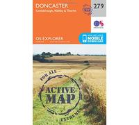 Doncaster Map | Weatherproof | Conisbrough, Maltby & Thorne | Ordnance Survey | OS Explorer Active Map 279 | England | Walks | Hiking | Maps | Adventure