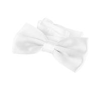 DonDon classy bow tie pre tied and adjustable White