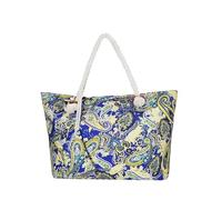 DonDon Large Beach bag for women with zip Waterproof Pool bag tote beach bags Paisley pattern coloured