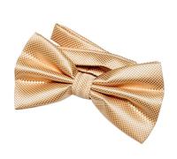DonDon Men’s Bow Tie pre tied and completely adjustable in silk look - Gold