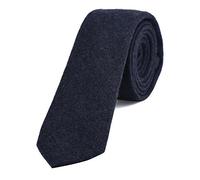 DonDon Narrow Men's Cotton Tie 2.36 inch 6 cm - nightblue