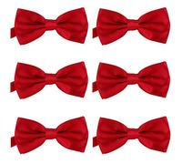 DonDon Set of 6 Men’s bow tie 4.72 x 2.36-12 x 6 cm already tied and completely adjustable