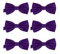 DonDon Set of 6 Men’s bow tie 4.72 x 2.36-12 x 6 cm already tied and completely adjustable