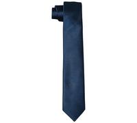 DonDon ties for men handmade silk look 6 cm Midnight blue