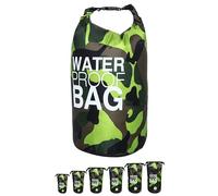 DonDon Waterproof Bag Drybag Storage Bag for Your valuables with Adjustable Shoulder Strap Camouflage 2 litres