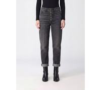 DONDUP Koons High-Waisted Straight Cropped Jeans in Black Denim - Size: 27 - female