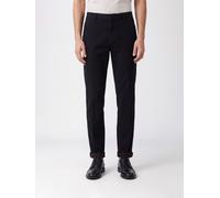 DONDUP Mid-Rise Slim Fit Cotton Trousers with Turn-Up Cuffs - Size: 35 - male