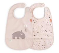 Done By Deer Bib W/velcro 2 Pack Ozzo