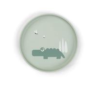Done by deer Croco foodie children's plate Ø20 cm Green