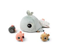 Done by Deer Gioco di nascondiglio Wally blu - divertente giocattolo motoriale p