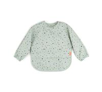 Done by deer Happy Dots bib with sleeves Green