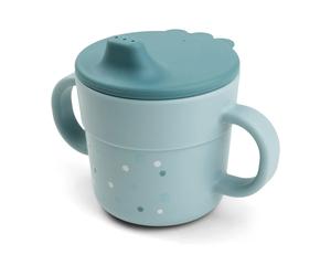 Done by deer Happy Dots foodie sippy cup 21.5 lue