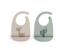 Done by deer Lalee Bib 2-Pack Sand green