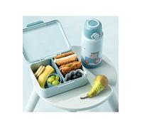 Done by Deer Lunch box w/divider Tiny farm Blue, One Colour One Colour