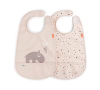 Done by deer Ozzo bibs with Velcro 2-pack Powder