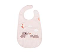 Done by deer Playground bib with velcro Powder