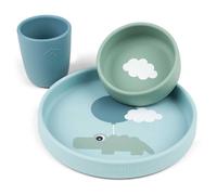 Done By Deer Silicone Dinner Set Happy Clouds Clear