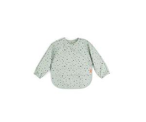 Done by Deer Sleeved pocket Bib Happy Dots Green, Green Green