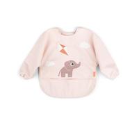 DONE BY DEER Sleeved Pocket Bib - Playground Powder | Adjustable, Easy-Clean Mess-Free Play Bib