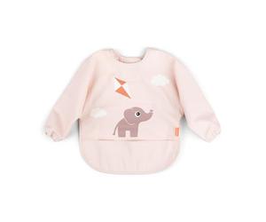 DONE BY DEER Sleeved Pocket Bib - Playground Powder | Adjustable, Easy-Clean Mess-Free Play Bib