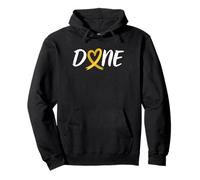 Done Last Day Of Radiation Chemo Sarcoma Bone Cancer Heart Pullover Hoodie