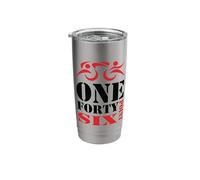 Done ONE Forty Point SIX - Full Distance Triathlon Stainless Steel Insulated Tumbler