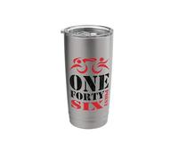 Done ONE Forty Point SIX - Full Distance Triathlon Stainless Steel Insulated Tumbler