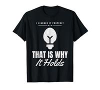 Done Properly Sparks Trade Wiring Work Electrician Value Graphic T-Shirt