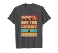 Done Undone Lady Macbeth Sleepwalking Scene Shakespeare Play T-Shirt, Men, Dark Heather Grey, 5X-Large