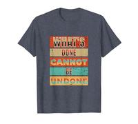 Done Undone Lady Macbeth Sleepwalking Scene Shakespeare Play T-Shirt, Men, Heather Blue, Medium