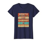 Done Undone Lady Macbeth Sleepwalking Scene Shakespeare Play T-Shirt, Women, Navy Blue, Small