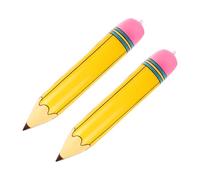 Doneace Yellow Pencil Balloons Back to School Foil Balloon 27'' Inflatable Pencil Balloon The First Day of School Classroom Welcome Party Favors Decorations Supplies 2PCS