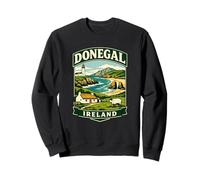 Donegal Ireland Coastal Vintage Landscape Graphic Sweatshirt