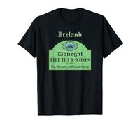 Donegal Ireland Éire Tea and Scones Shop Sign T-Shirt