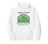 Donegal Ireland Pub Sign Design Wild Atlantic Way Souvenir Pullover Hoodie