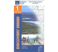 Donegal North-West Map | Ordnance Survey Ireland | Arranmore Island | OSI Discovery Series 1 | Ireland | Walks | Hiking | Maps | Adventure (Irish Discovery Series)