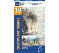Donegal - South West Discovery Map 10 ~ With free distance ruler