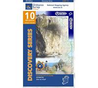 Donegal - South West ~ The Outstanding All Weather Discovery Map 10 with free distance ruler