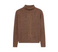 Donegal Wool Blend Turtleneck - female - Brooks Brothers - Turtlenecks - Brown - XS - Knitwear XS